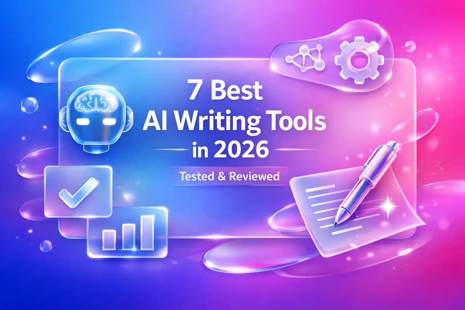 7 Best AI Writing Tools in 2026 (Tested & Reviewed)