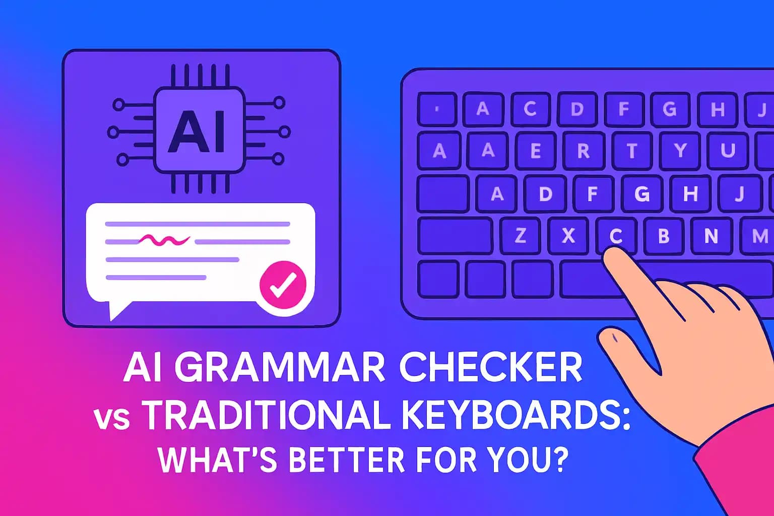 AI Grammar Checker vs Traditional Keyboards: What's Better for You?
