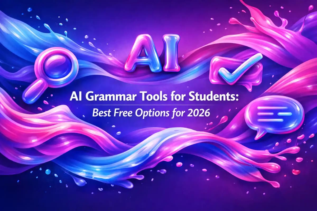 Featured image for article: AI Grammar Tools for Students: Best Free Options for 2026
