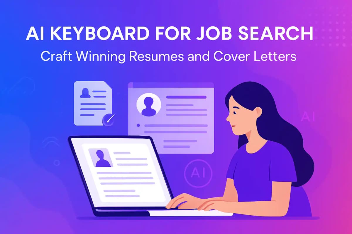 Featured image for article: AI Keyboard for Job Search: Craft Winning Resumes and Cover Letters