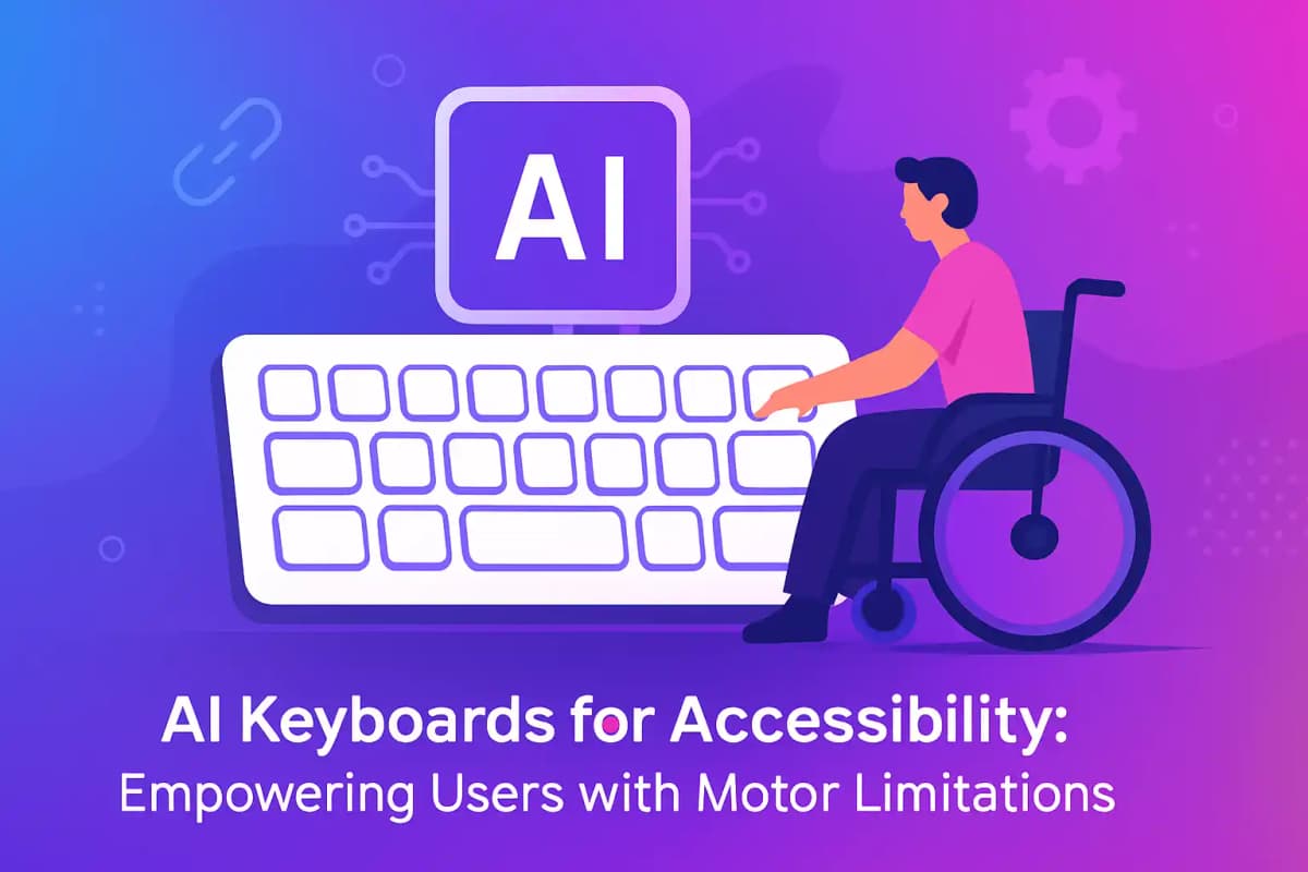 Featured image for article: AI Keyboards for Accessibility: Empowering Users with Motor Limitations