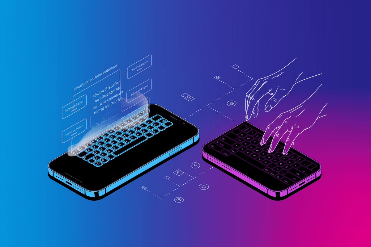 Featured image for article: AI Keyboards vs. Traditional Keyboards in 2025