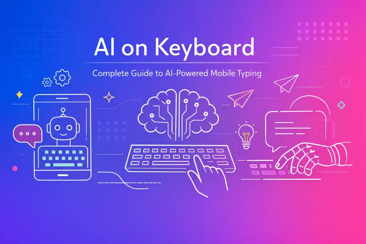Featured image for article: AI on Keyboard: Complete Guide to AI-Powered Mobile Typing