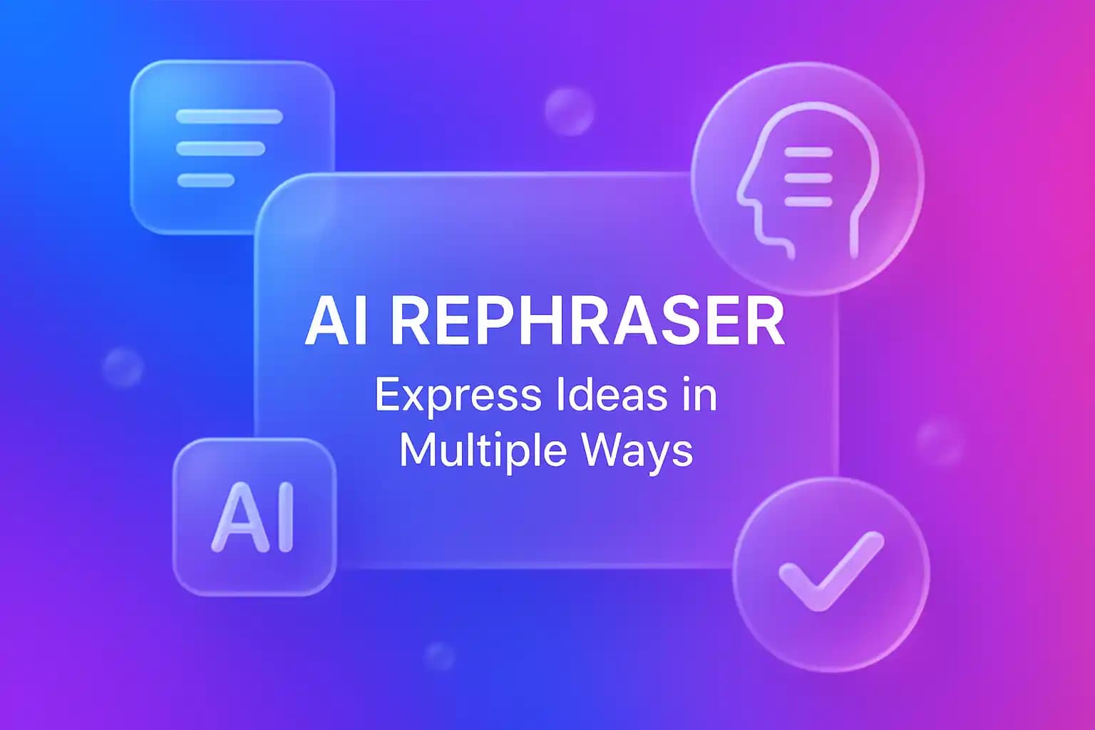 AI Rephraser: Express Ideas in Multiple Ways