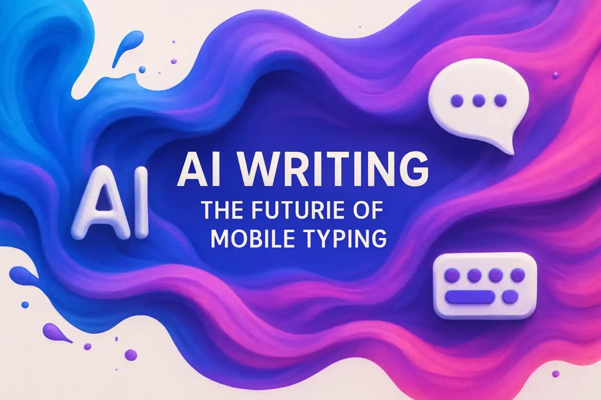 Featured image for article: AI Writing: The Future of Mobile Typing