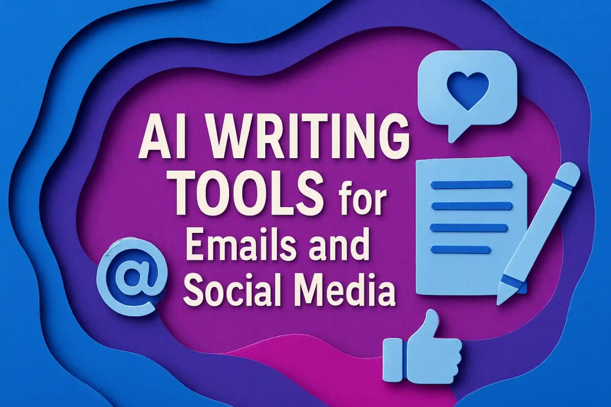 Featured image for article: AI Writing Tools for Emails and Social Media