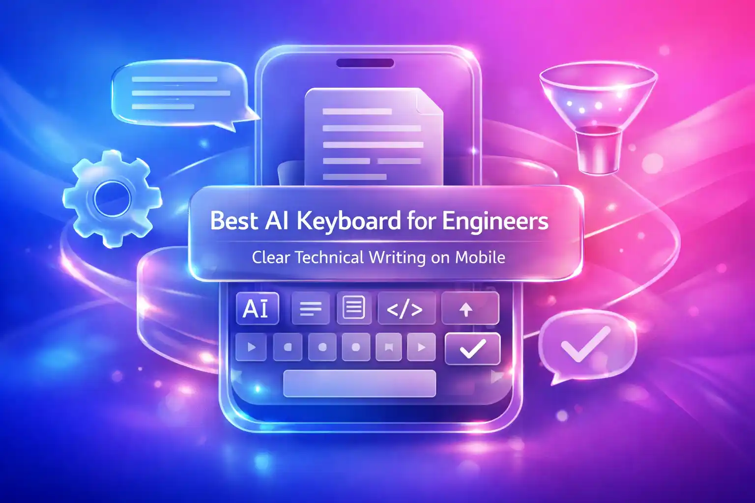 Featured image for article: Best AI Keyboard for Engineers: Clear Technical Writing on Mobile