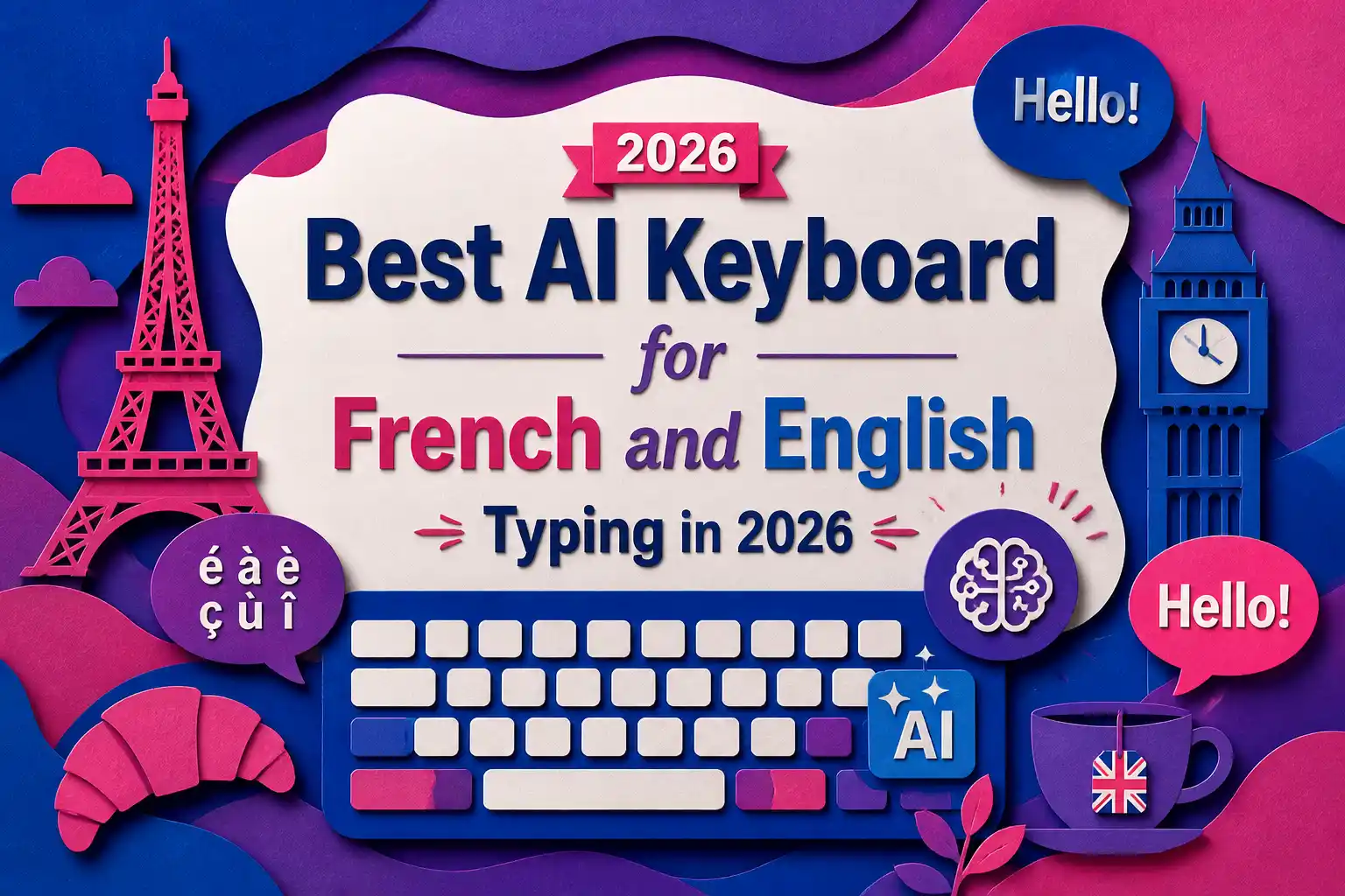 Featured image for article: Best AI Keyboard for French and English Typing in 2026