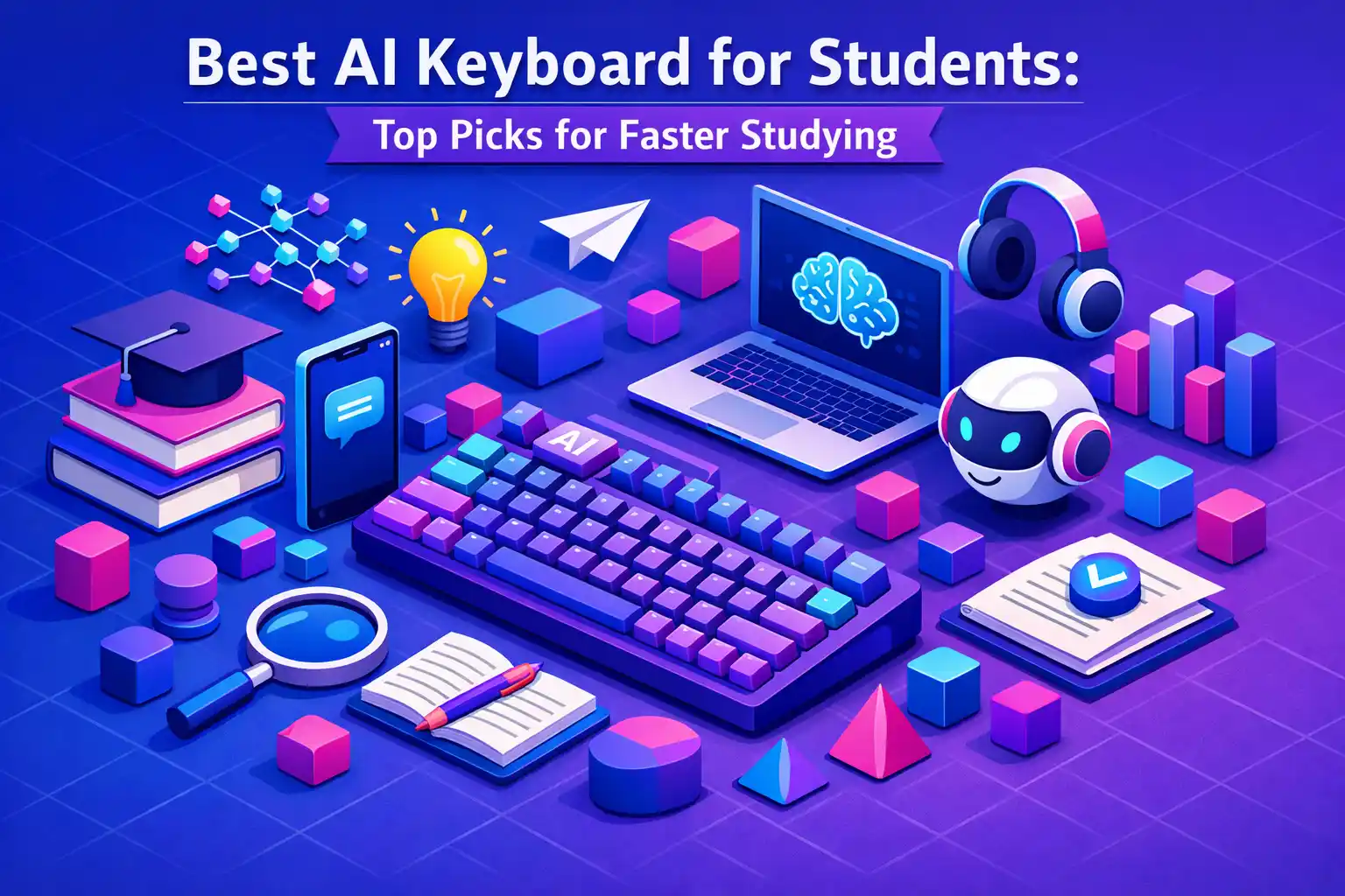 Featured image for article: Best AI Keyboard for Students: Top Picks for Faster Studying