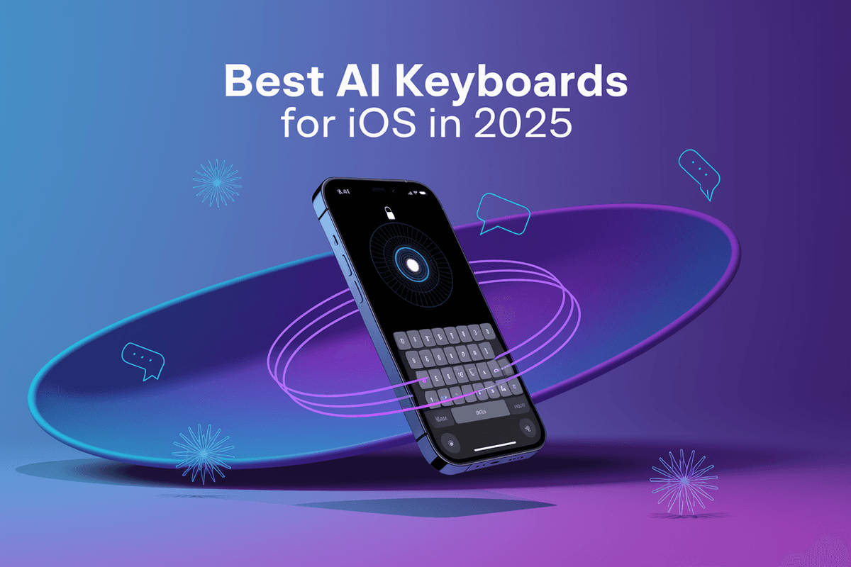 Featured image for article: Best AI Keyboards for iOS in 2025