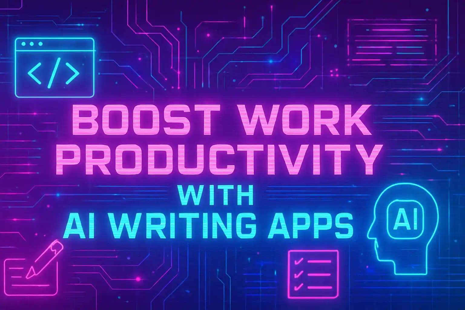 Boost Work Productivity with AI Writing Apps