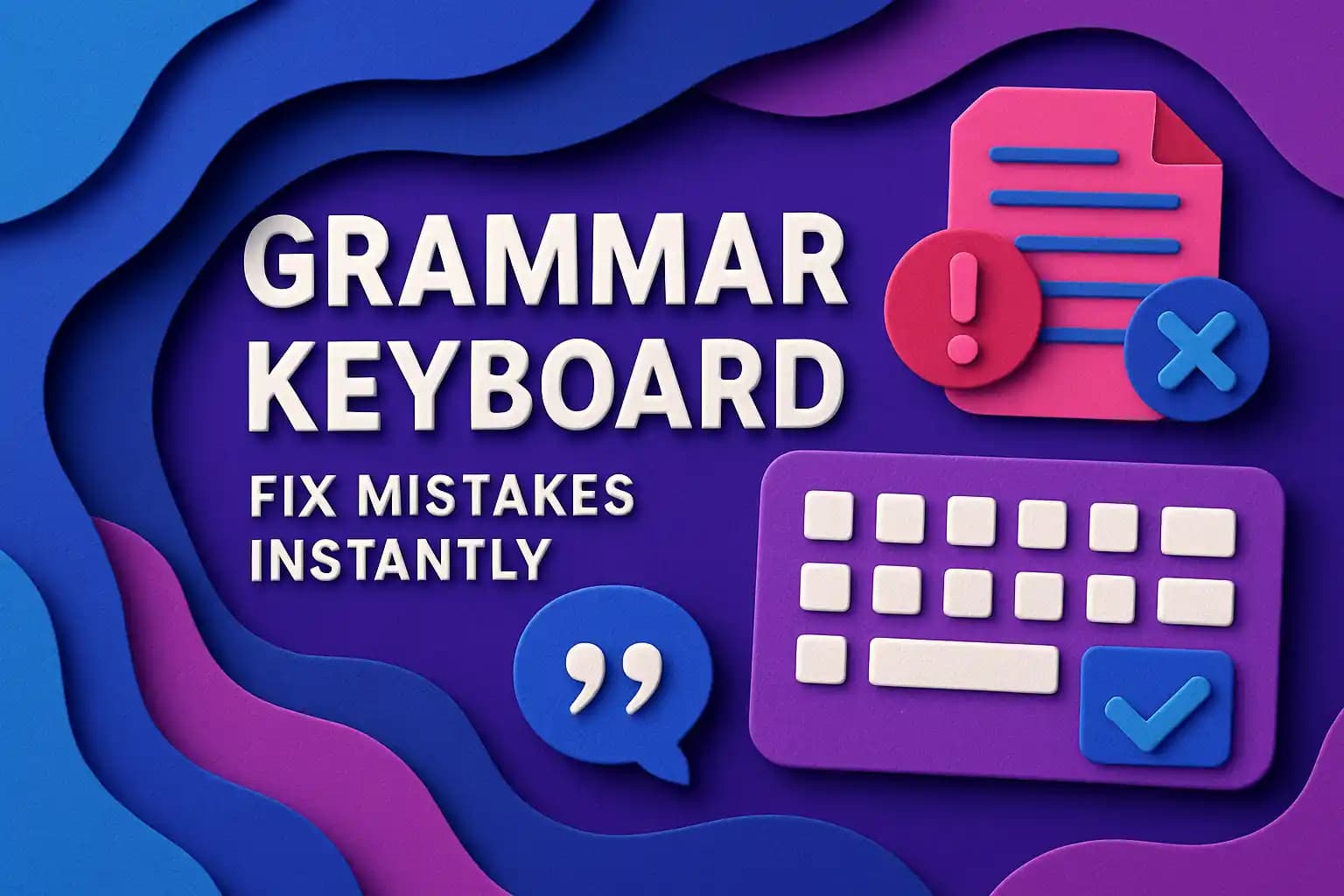 Grammar Keyboard: Fix Mistakes Instantly