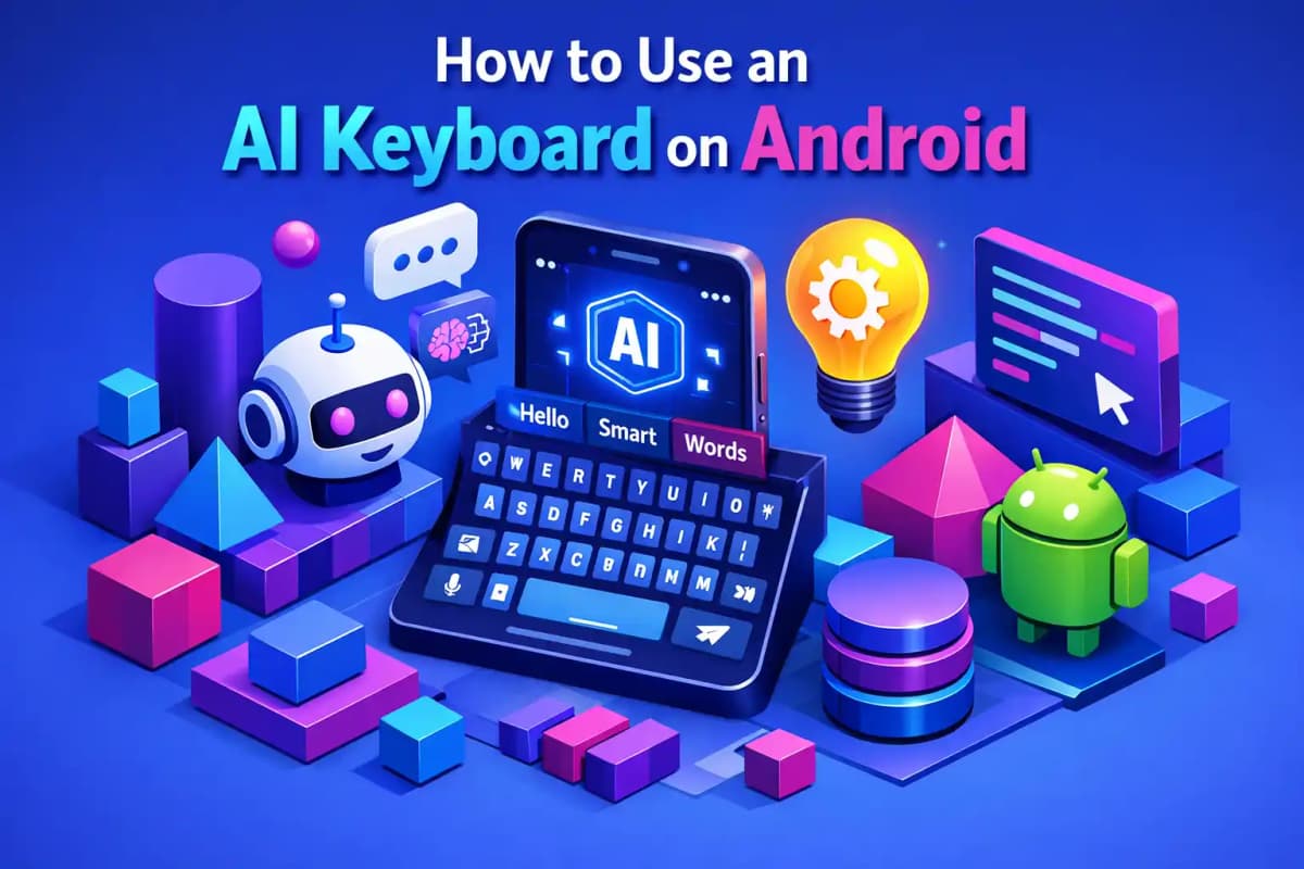 Featured image for article: How to Use an AI Keyboard on Android