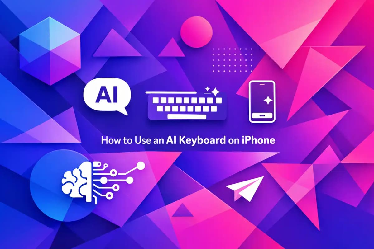 Featured image for article: How to Use an AI Keyboard on iPhone
