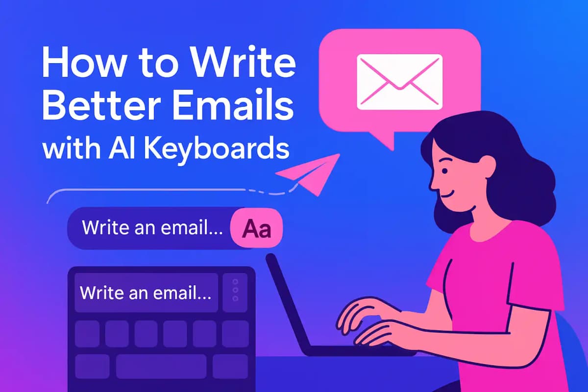 Featured image for article: How to Write Better Emails with AI Keyboards