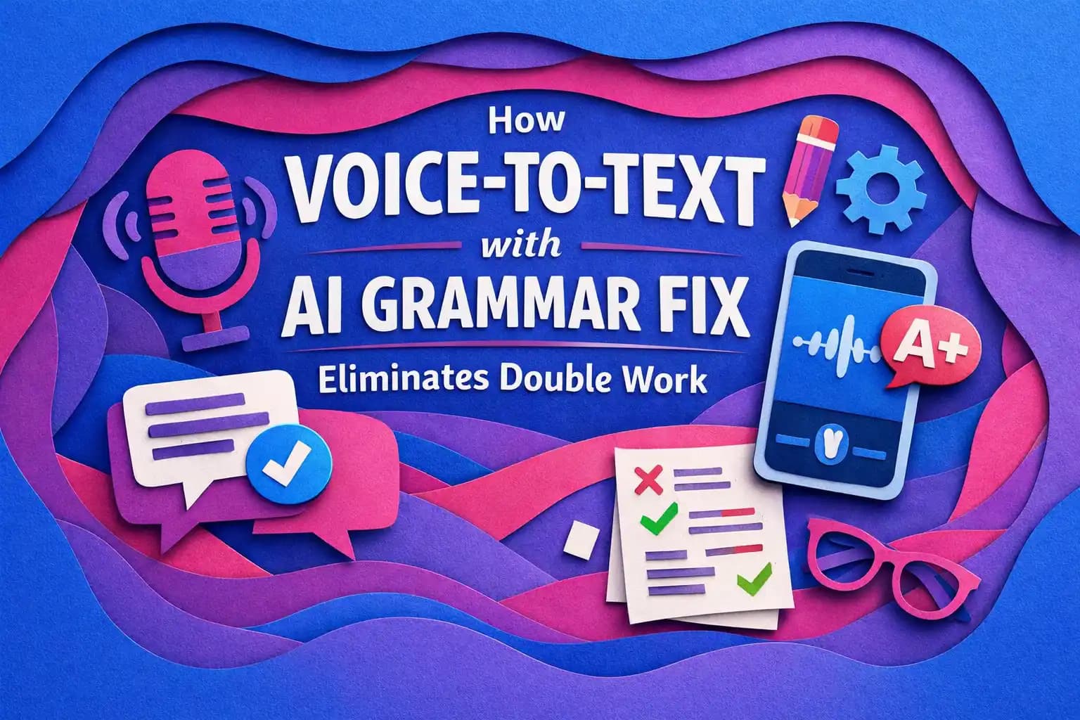 How Voice-to-Text with AI Grammar Fix Eliminates Double Work