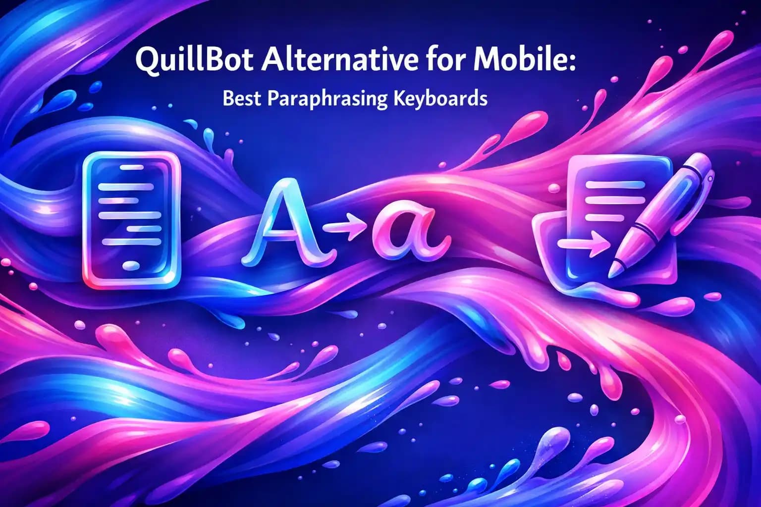 QuillBot Alternative for Mobile: Best Paraphrasing Keyboards