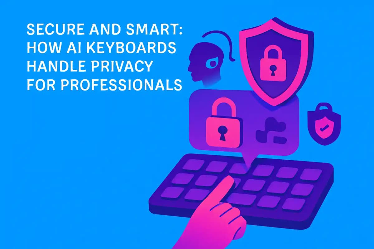 Featured image for article: Secure and Smart: How AI Keyboards Handle Privacy for Professionals