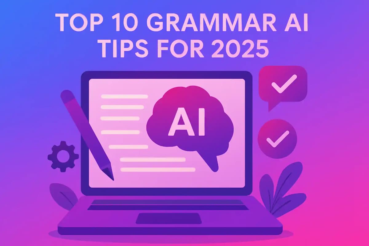 Featured image for article: Top 10 Grammar AI Tips for 2025