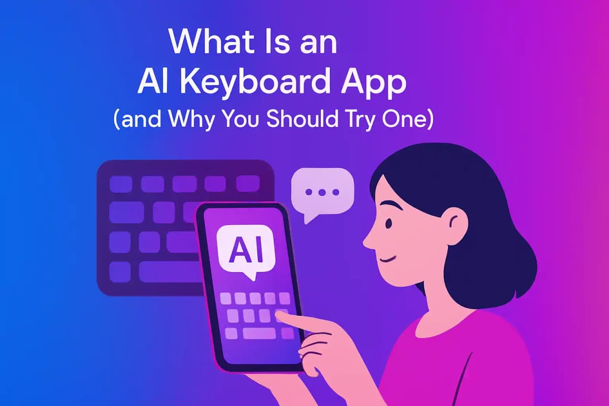 Featured image for article: What Is an AI Keyboard App (and Why You Should Try One)?