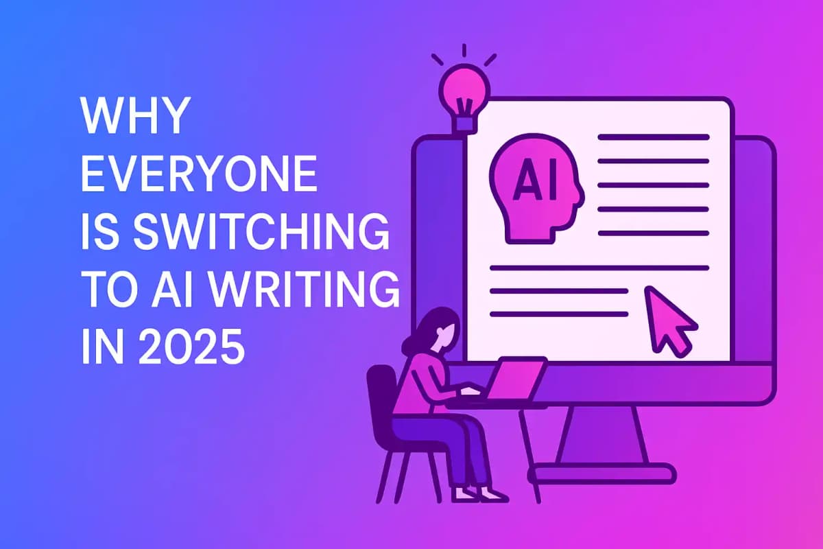 Featured image for article: Why Everyone Is Switching to AI Write in 2025