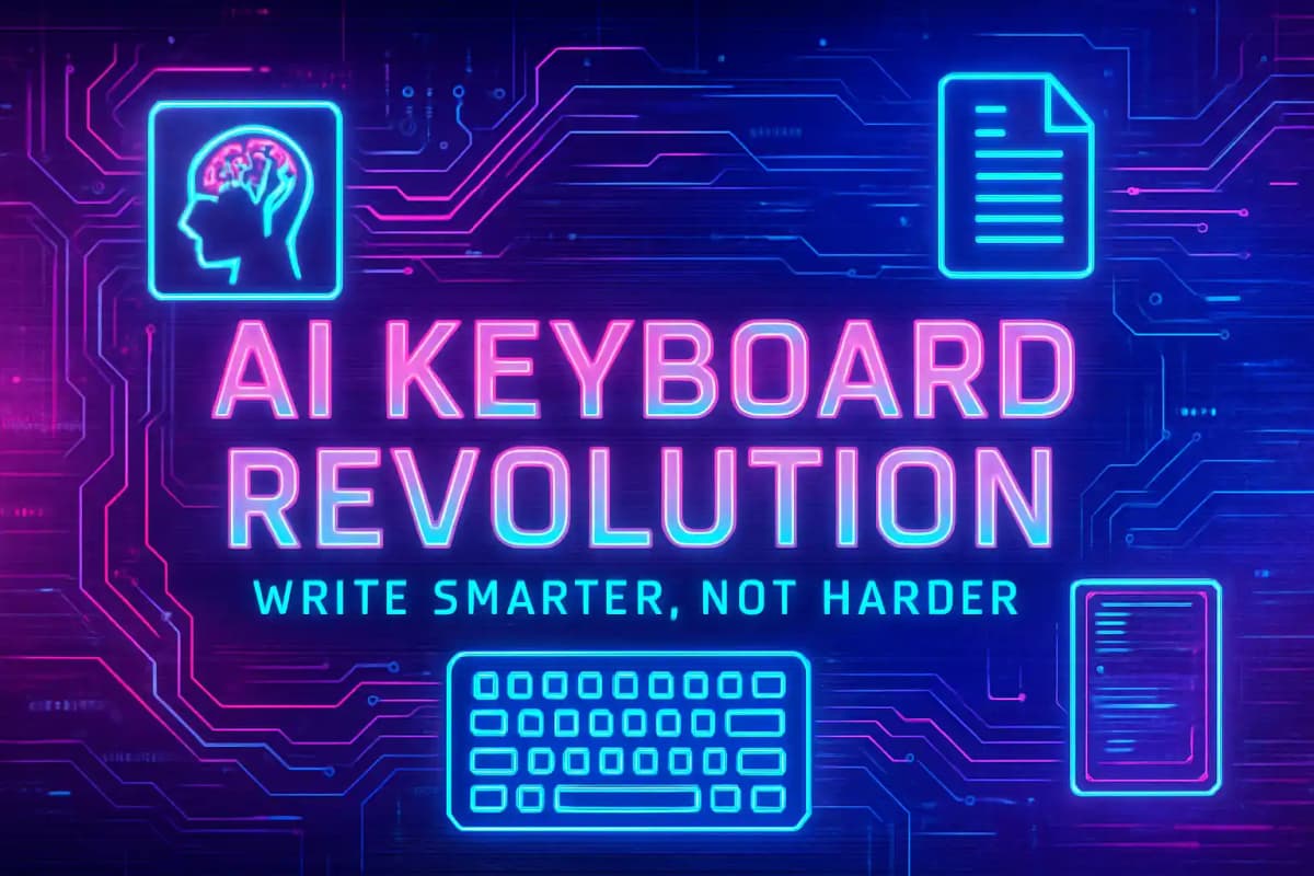 CleverType Blog Post Thumbnail: AI Keyboard Revolution: Write Smarter, Not Harder Featured image for article: AI Keyboard Revolution: Write Smarter, Not Harder