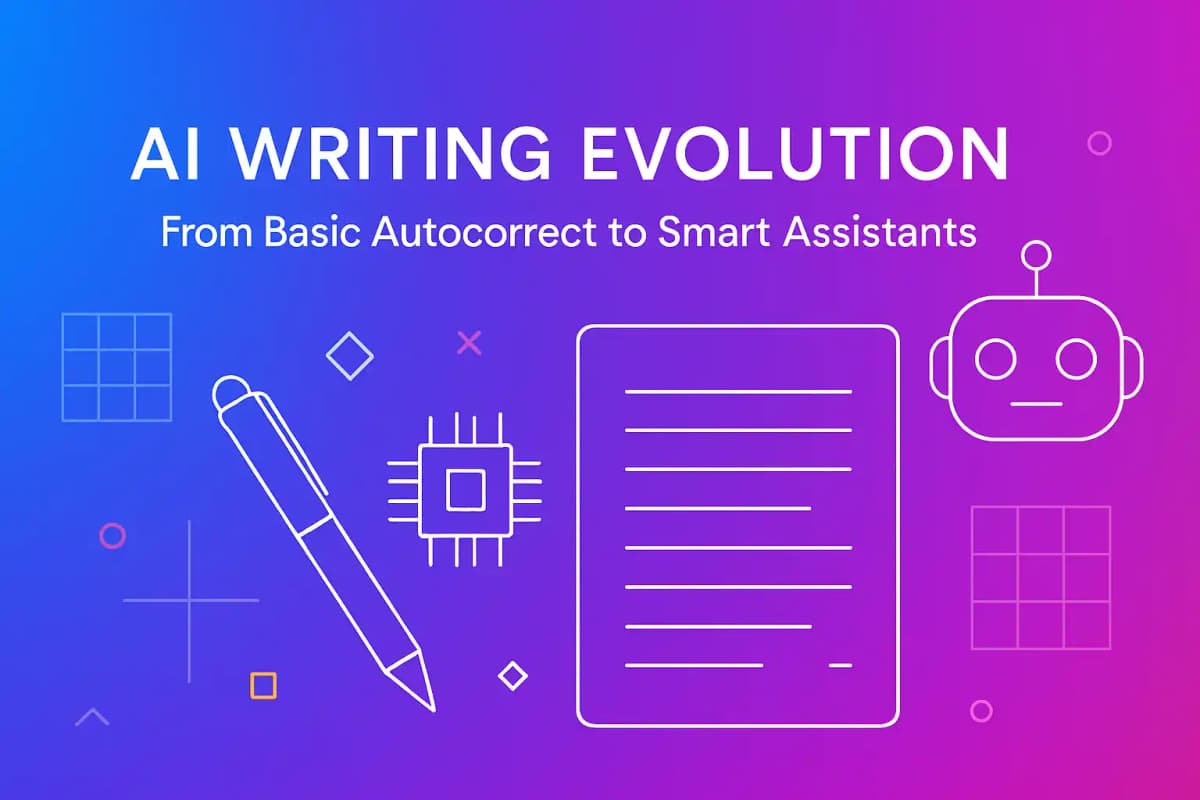 CleverType Blog Post Thumbnail: AI Writing Evolution: From Basic Autocorrect to Smart Assistants Featured image for article: AI Writing Evolution: From Basic Autocorrect to Smart Assistants