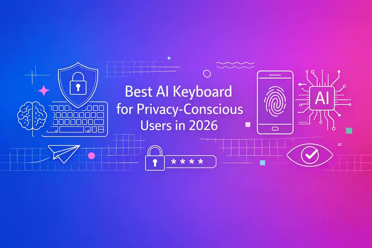 CleverType Blog Post Thumbnail: Best AI Keyboard for Privacy-Conscious Users in 2026 Featured image for article: Best AI Keyboard for Privacy-Conscious Users in 2026