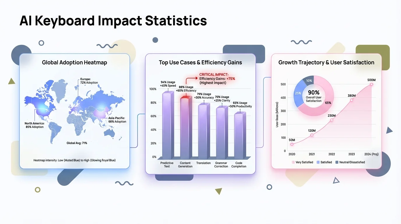 AI Keyboard Impact Statistics - Real-World Results