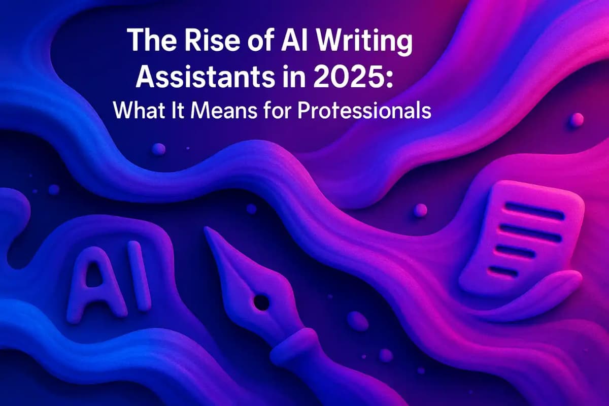 CleverType Blog Post Thumbnail: The Rise of AI Writing Assistants in 2025: What It Means for Professionals Featured image for article: The Rise of AI Writing Assistants in 2025: What It Means for Professionals