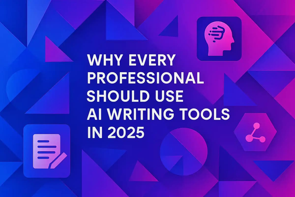 CleverType Blog Post Thumbnail: Why Every Professional Should Use AI Writing Tools in 2025 Featured image for article: Why Every Professional Should Use AI Writing Tools in 2025